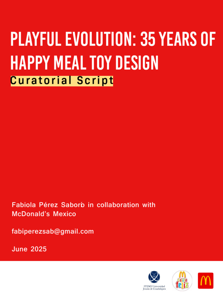Curatorial Script | PDF | Toys | Narrative