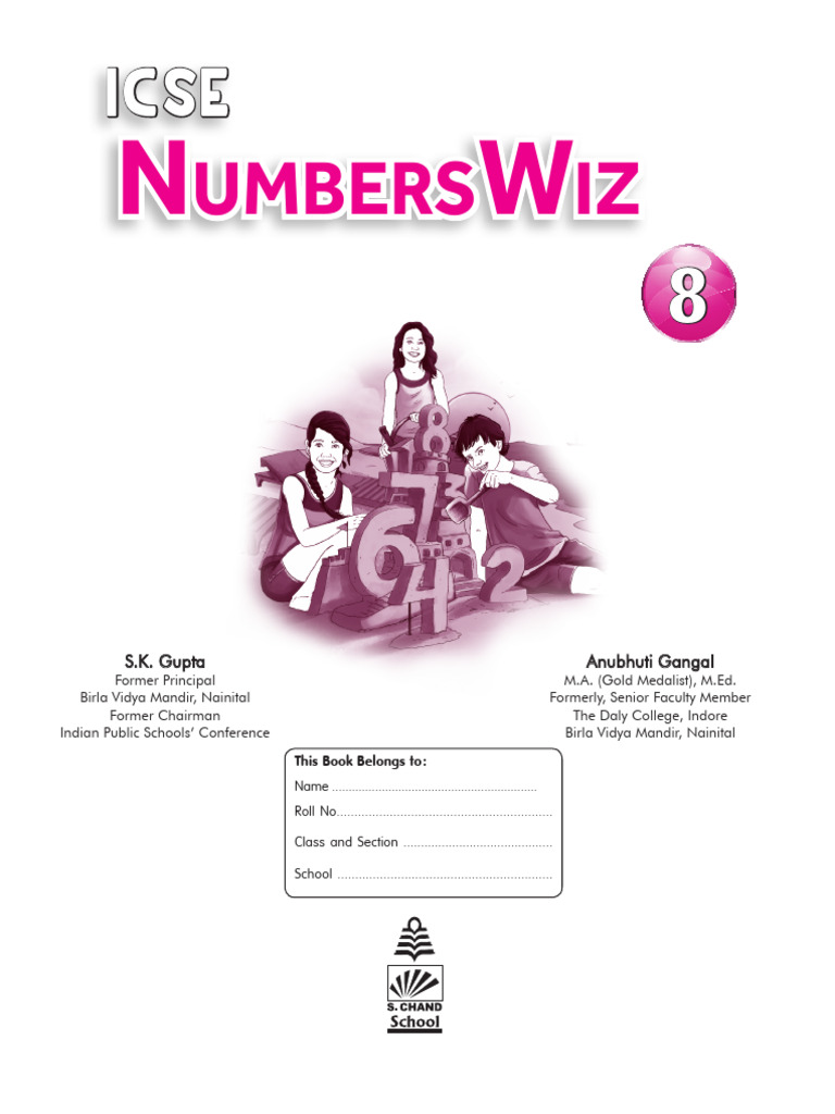 Icse Numberswiz Class 8 School Books K 12 2021 Compress | PDF