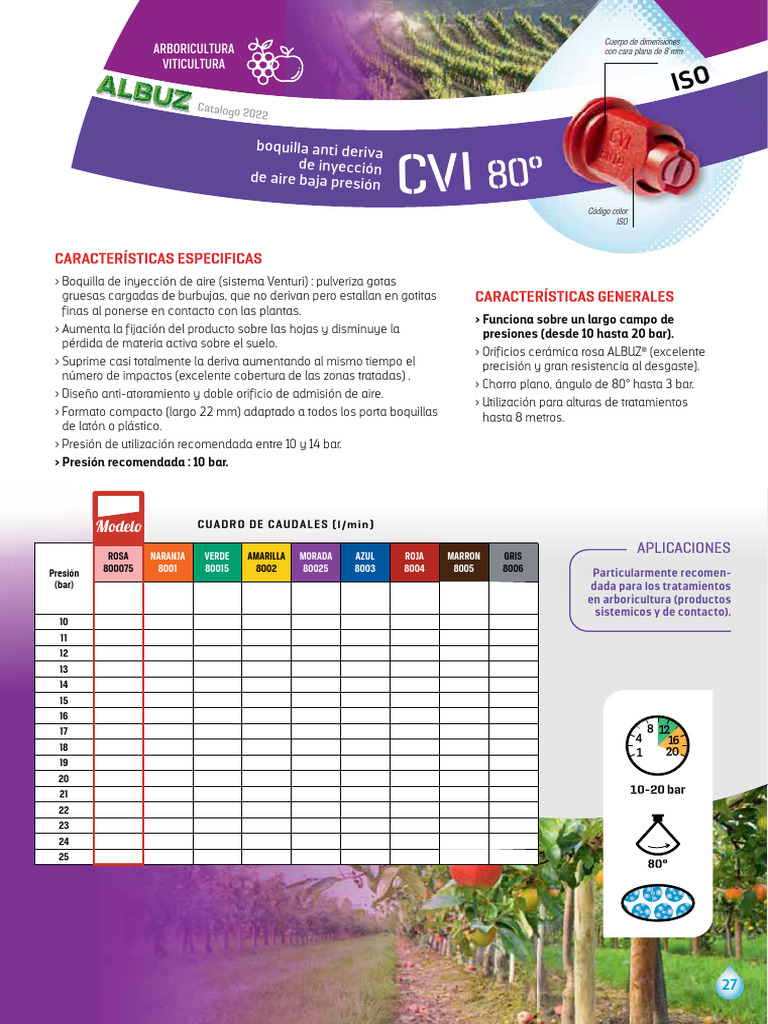 Arbo Viticulture ISO CVI 80 | PDF | Color