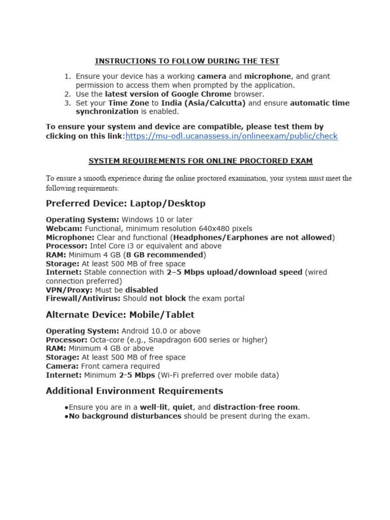 MU ODL _ OL Examination Guidelines | PDF | Android (Operating System ...