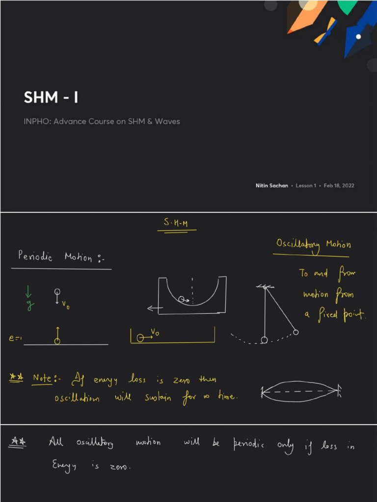 SHM Waves | PDF