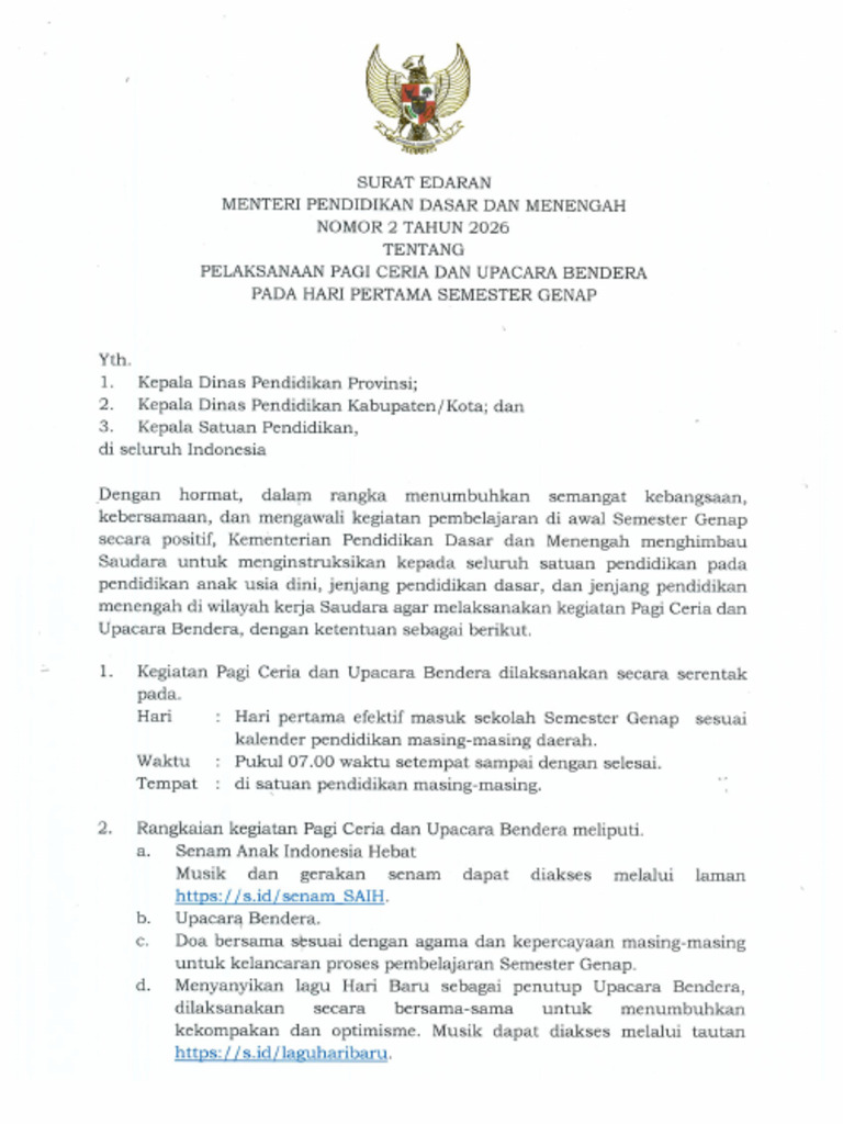 SE No 2 2026 Pagi Ceria | PDF