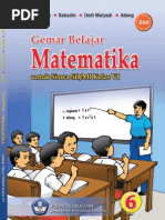 Download Gembar Belajar Matematika 6 - untuk Kelas 6 SDMI by EG Giwangkara S SN100937133 doc pdf