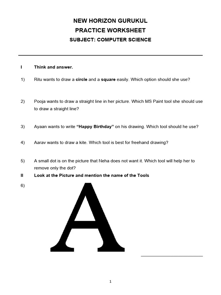 Practice Worksheet Jan | PDF