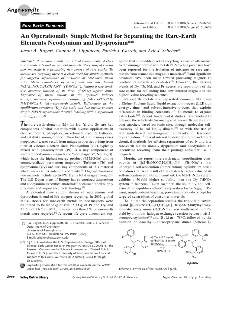 Angew Chem Int Ed - 2015 - Bogart - An Operationally Simple Method for ...