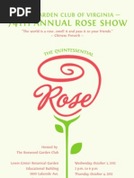 Download GCV 2012 Rose Show Schedule  by Garden Club of Virginia SN100939372 doc pdf