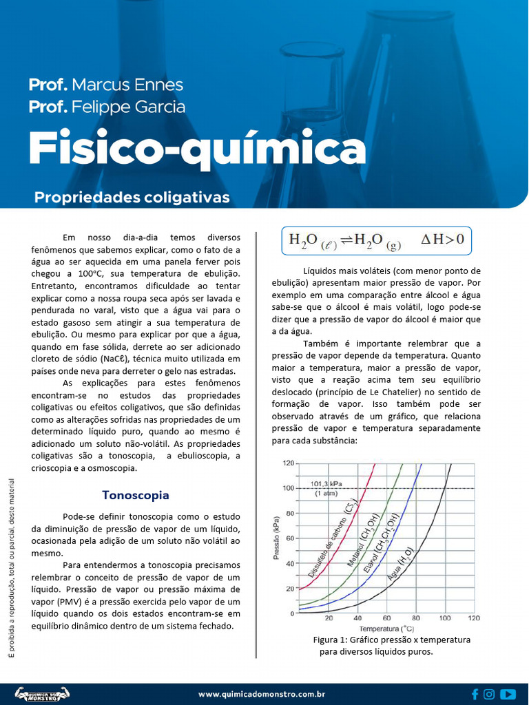 Prop Colig. Bom | PDF | Osmose | Vapor