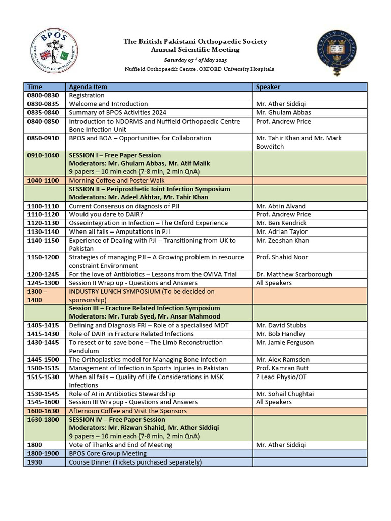 BPOS Draft Program 2025 Generic | PDF | Diseases And Disorders ...