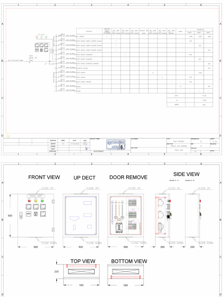 Shop Drawing Panel MDP Kuningan - PDF - 20260224 - 033152 - 0000 | PDF
