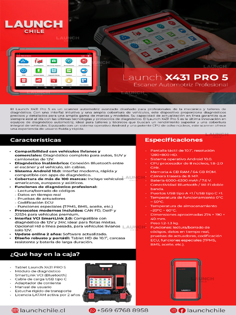 LAUNCH PRO 5 by Launchchile | PDF