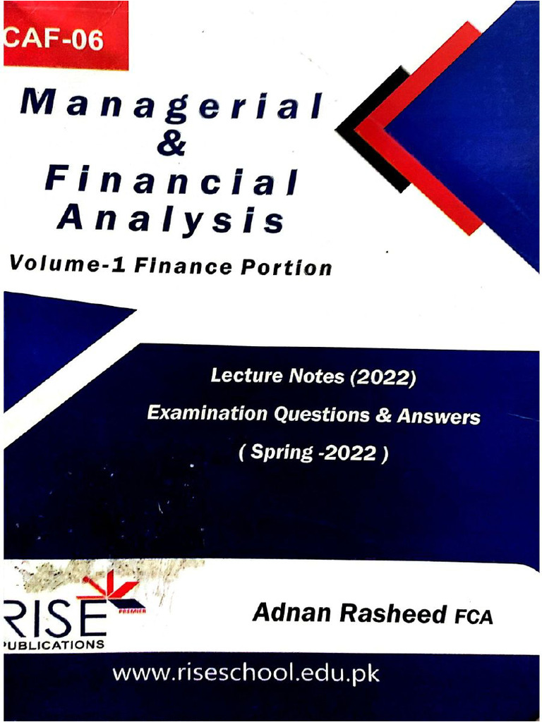 MFA - Adnan Rasheed Book | PDF
