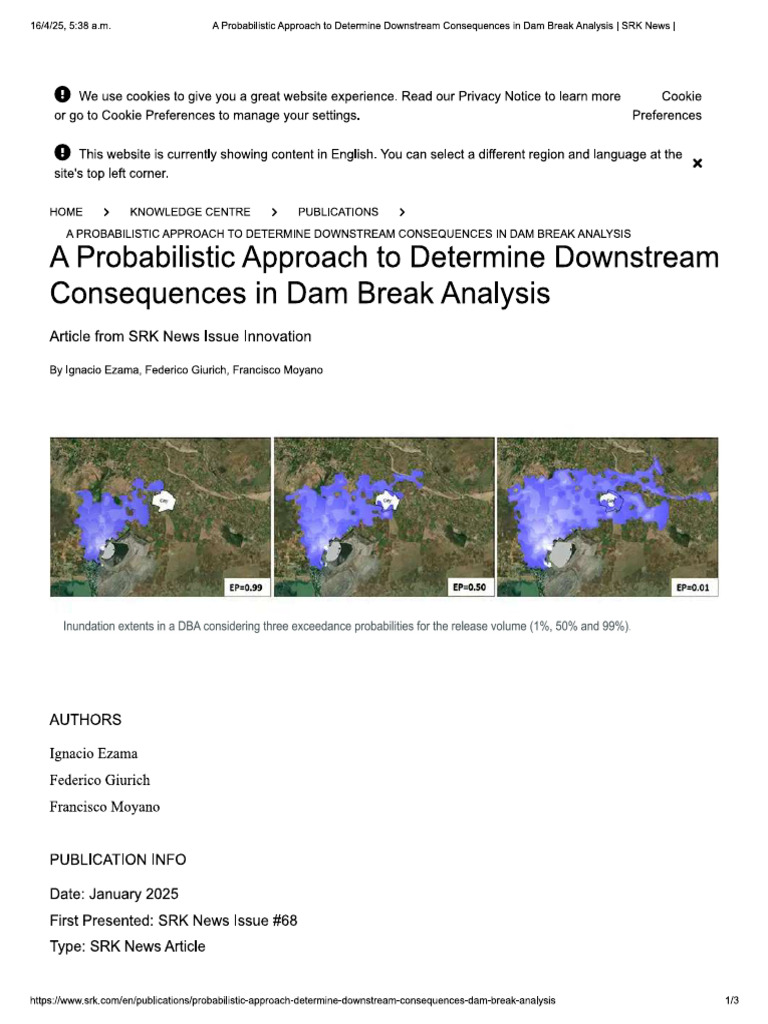 SRK - Probabilistic Approach For Consequence Classification | PDF