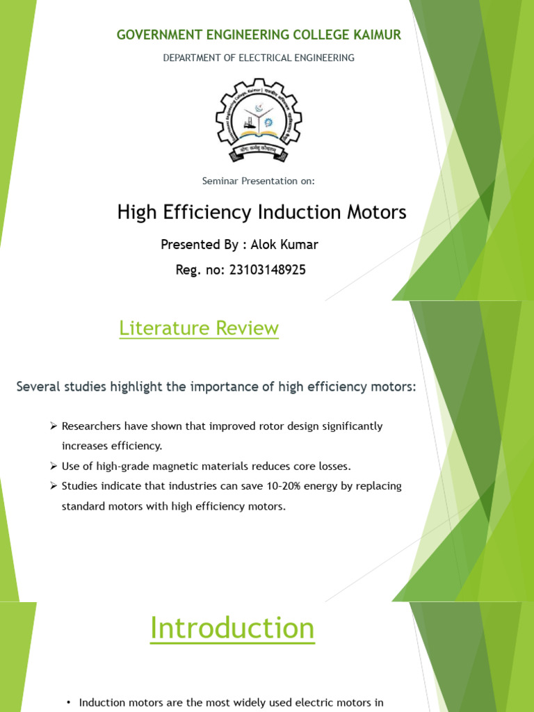 High Efficiency Induction Motor | PDF | Electric Motor | Electrical ...
