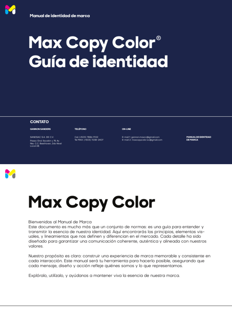 Manual de Marca MAX Copy Color 2025 | PDF | Modelo de color Rgb ...
