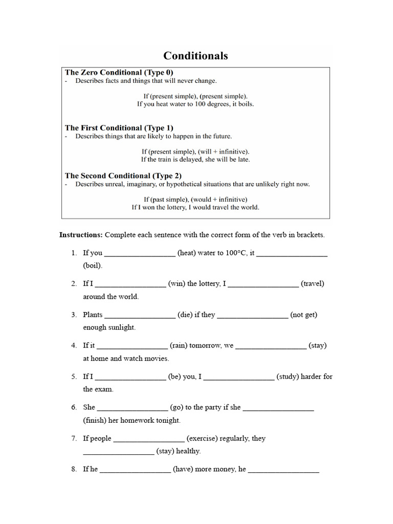 Conditional | PDF