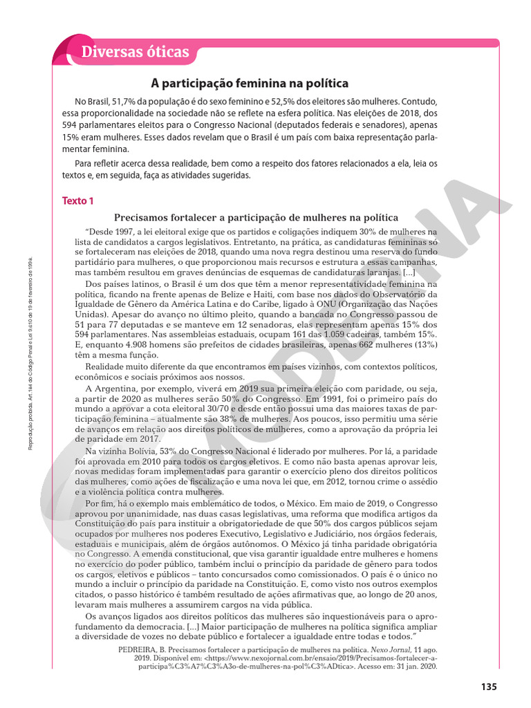 Participação Feminina Na Politica | PDF | Constituição | México