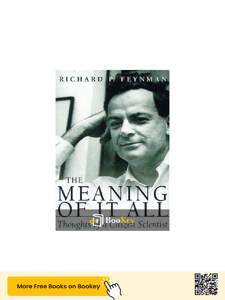 The Meaning of It All | PDF | Science | Knowledge
