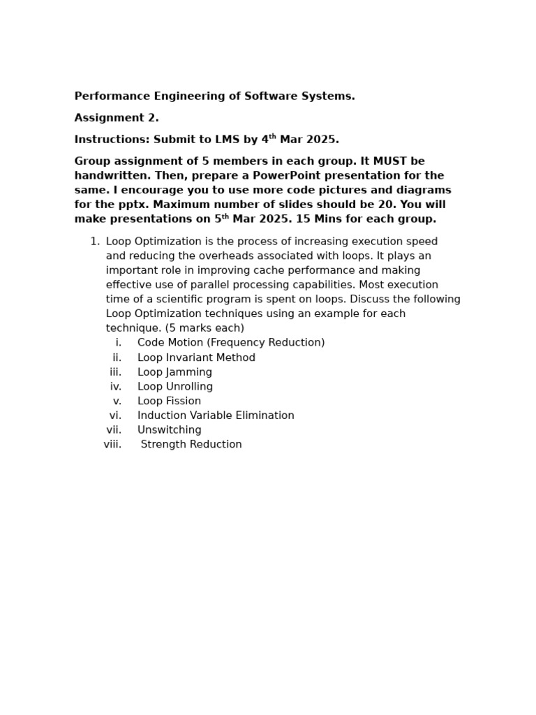 PES Assignment 2 | PDF