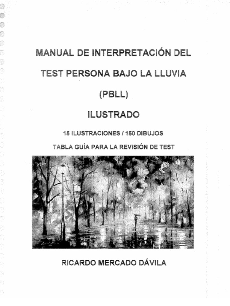 Manual de Interpretacion Test Persona Bajo La Lluvia | PDF