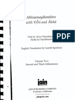 Abhisamayalamkara With Vrtti and Aloka (Vol.2)