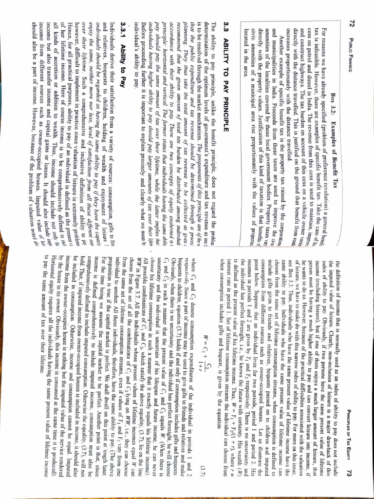 Ghosh CH 3 Ability To Pay Principle-Pages | PDF