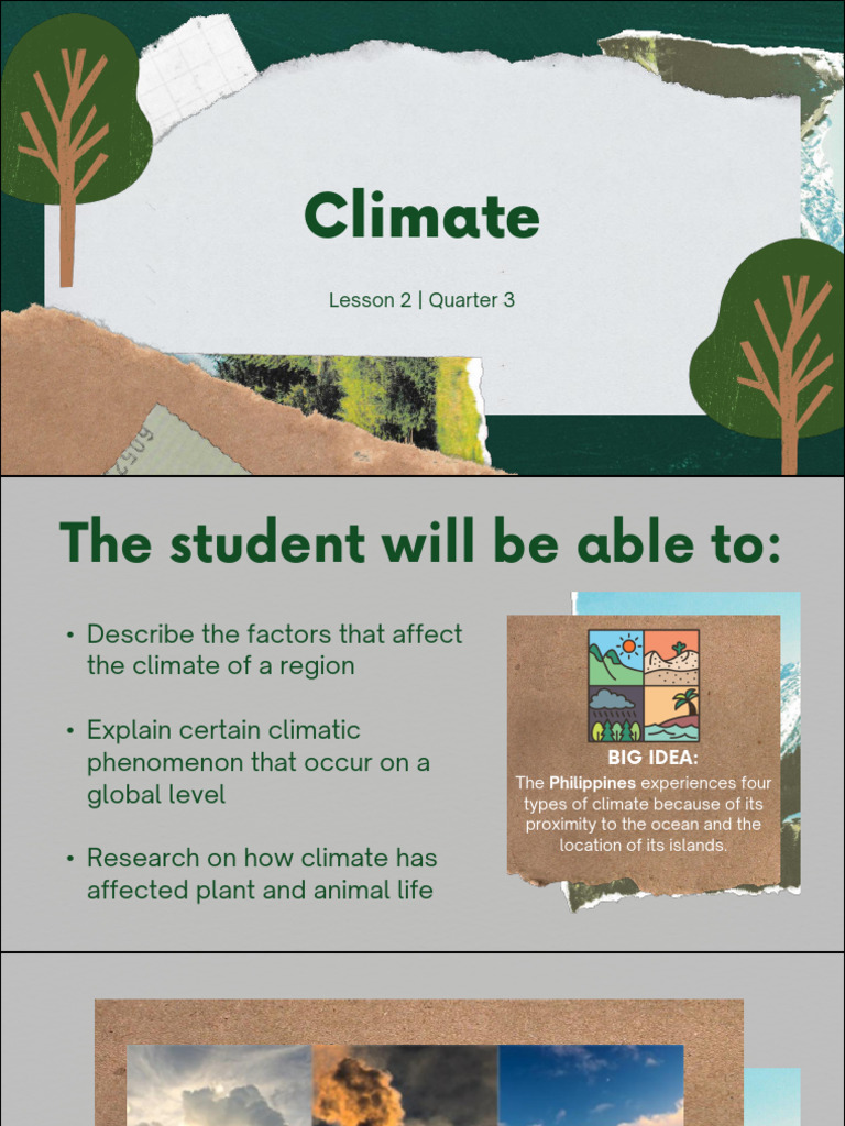 Unit 3 Lesson 2 Climate | PDF | Climate | Atmosphere Of Earth