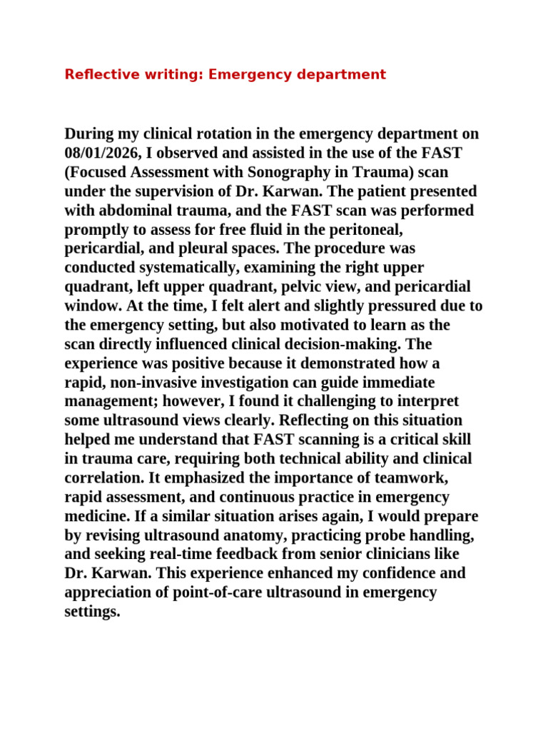 Emergency 1 | PDF
