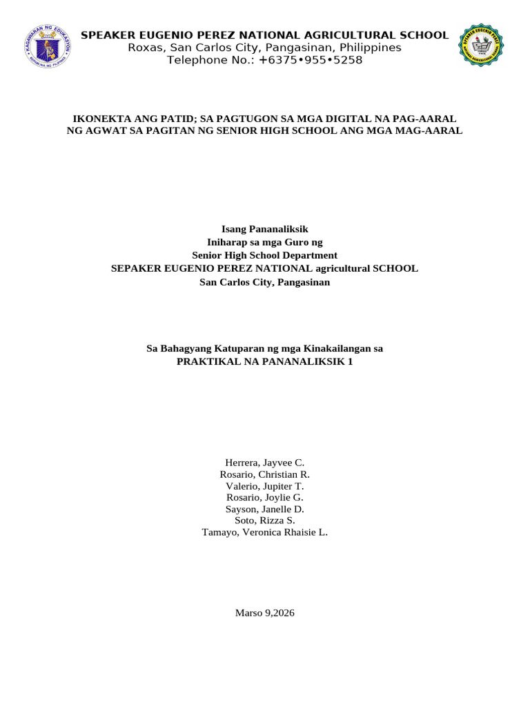 SHS Sepnas Pr1 Paper-Format (1) (1) | PDF