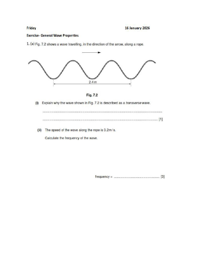 Term 1 Physics Work-1 | PDF