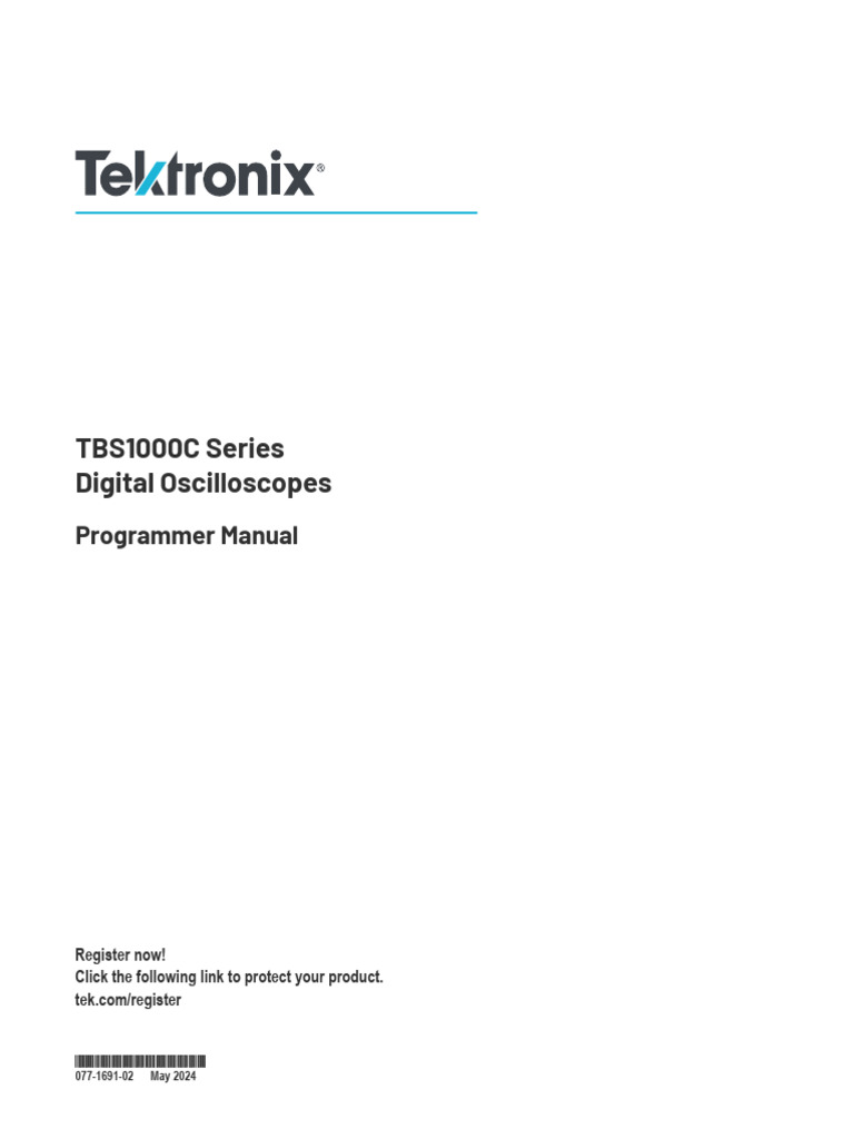 TBS1000C-Programmer-Manual-EN-US-077169102 | PDF | Computing | Computer ...
