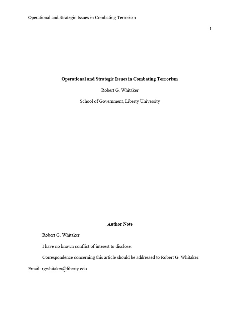 NSEC week 7 paper second draft | PDF | United States Department Of ...