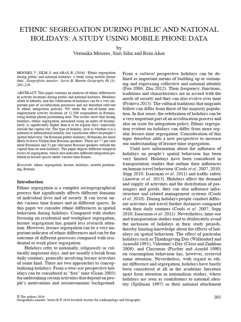 Segregation | PDF