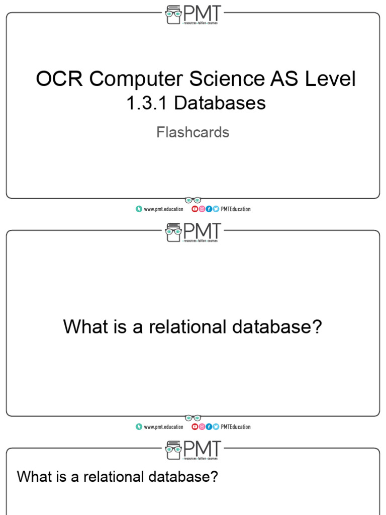 1.3.1. Databases (1) | PDF | Databases | Information Technology