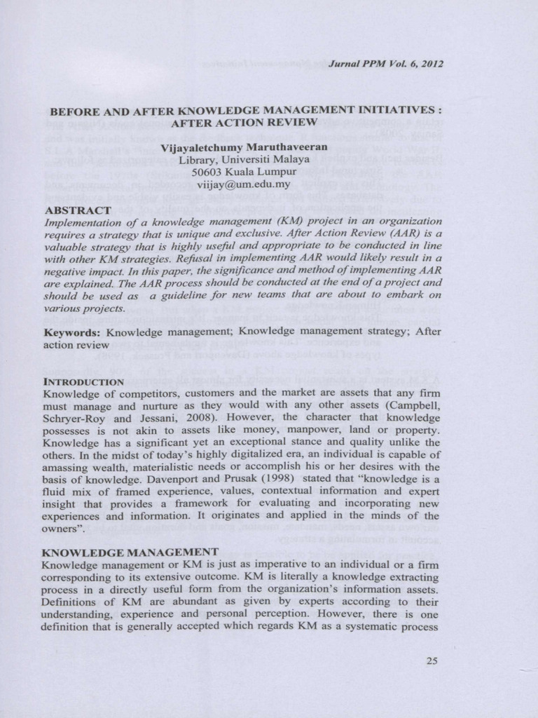 Before and After Knowledge Management | PDF | Knowledge | Knowledge ...