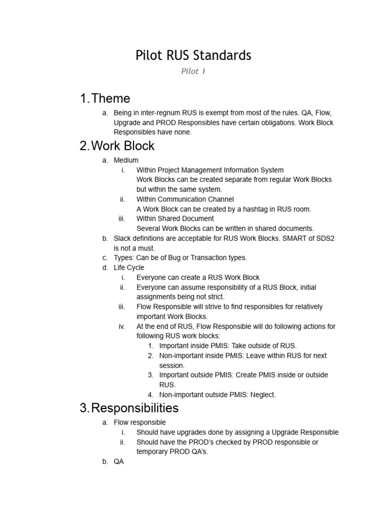 3 RUS Standards | PDF