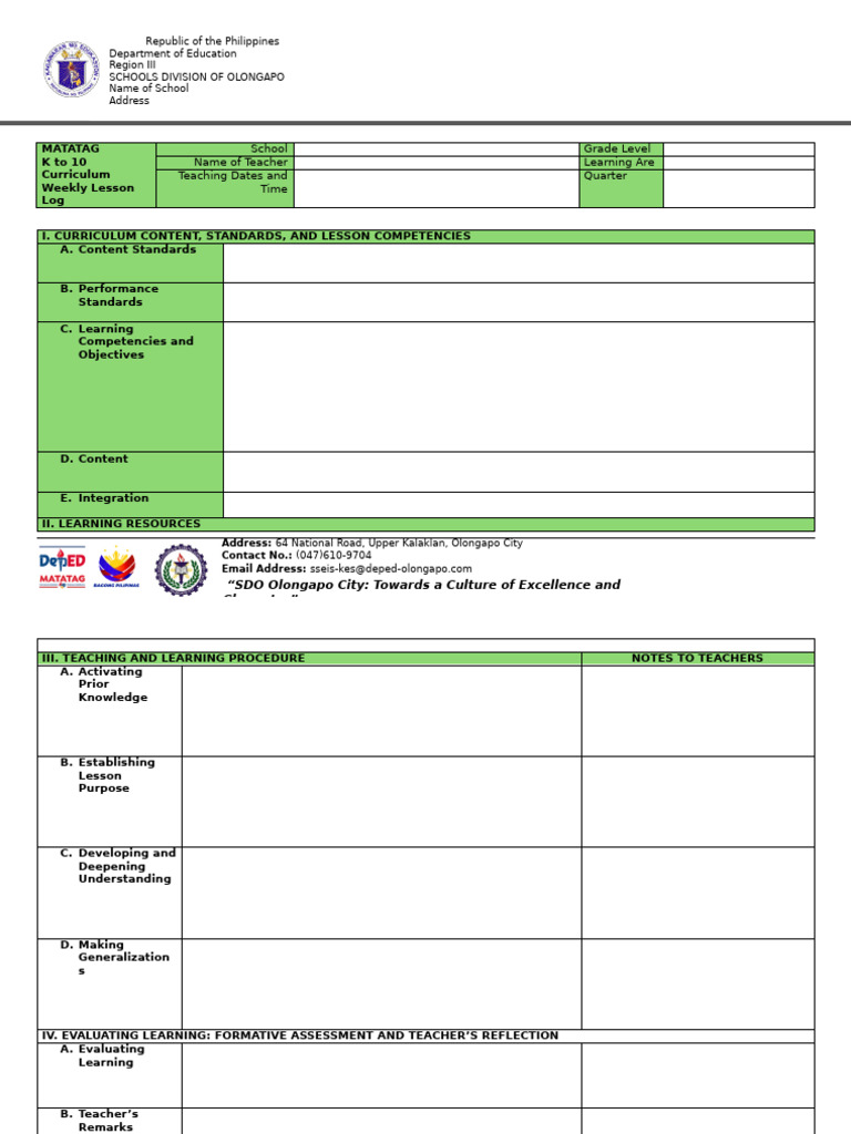 Lesson-Exemplar-Template-CopyAAAAAAAAAAAAAA | PDF | Teachers | Human ...