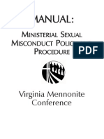 Sexual Misconduct Policy Manual