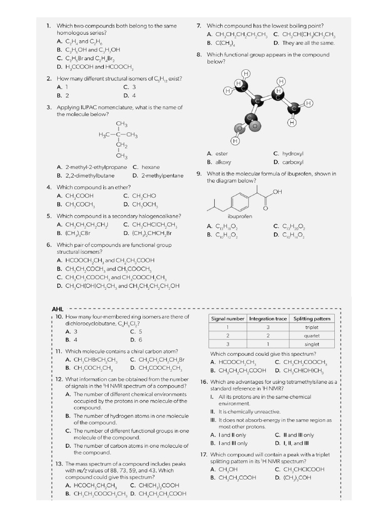 Organic Chemistry Practice | PDF