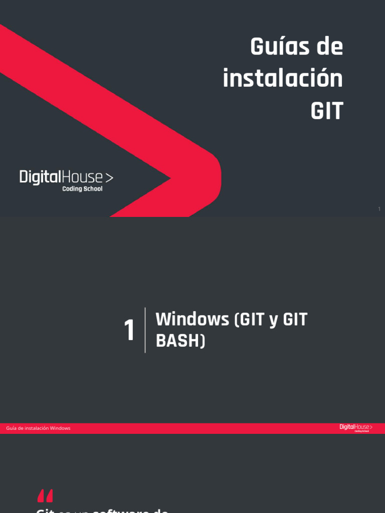 Guia Instalación - Git y Git Bash | PDF