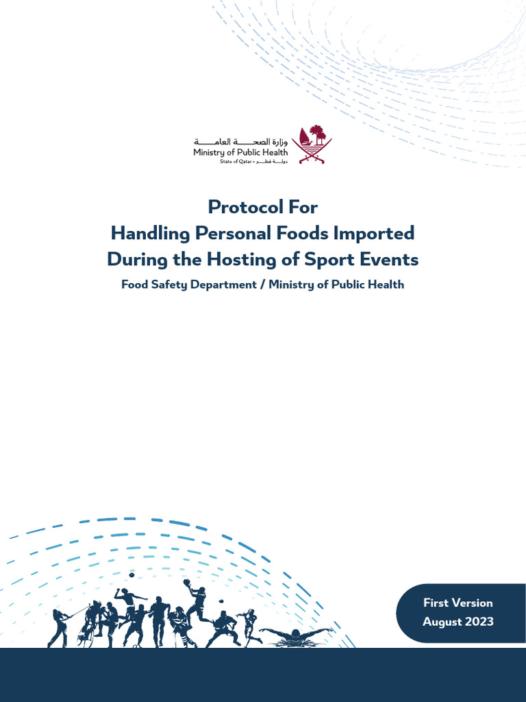 Protocol for Handling Personal Foods Imported During the Hosting of ...