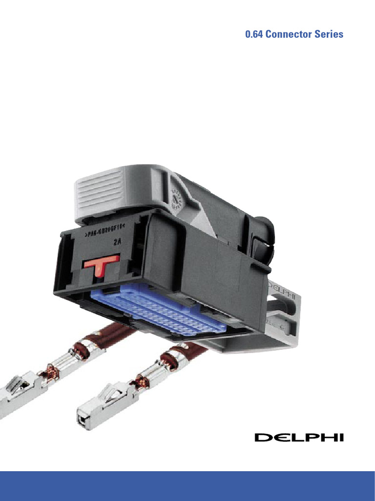Catalogo MTS Data Sheet Delphi | PDF | Electrical Connector | Electronics