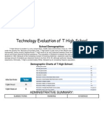 Technology Evaluation of T High School: Administrative Summary