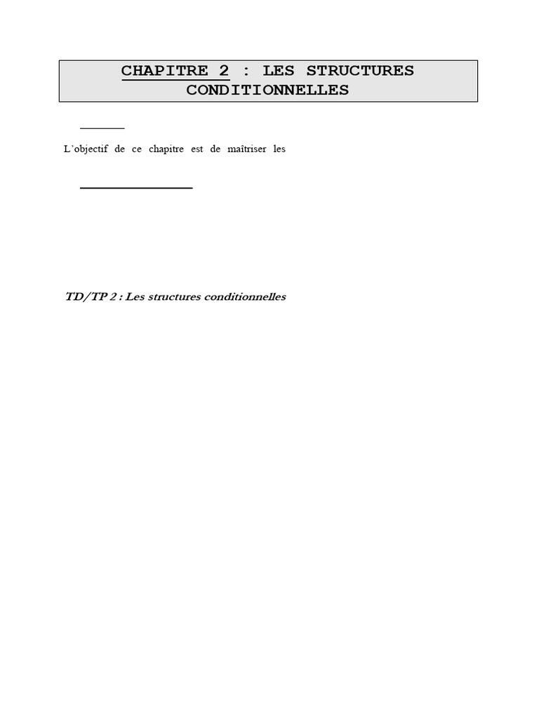 Chapitre 2 | PDF | Programmation informatique | Informatique
