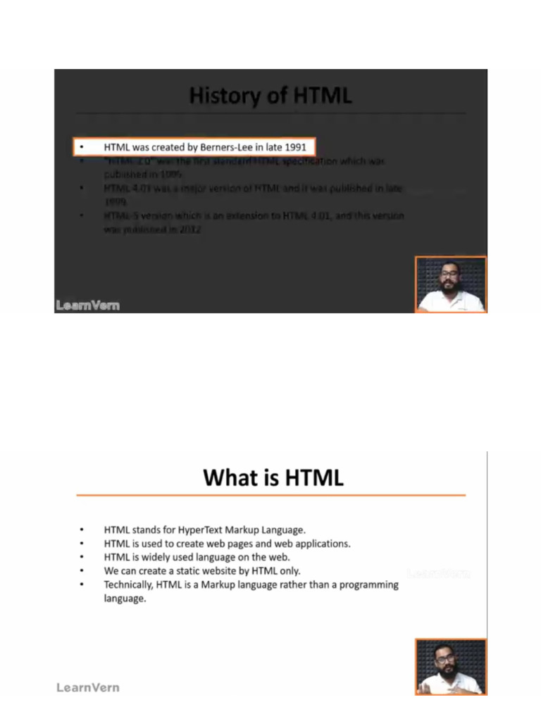 HTML Part 1 | PDF