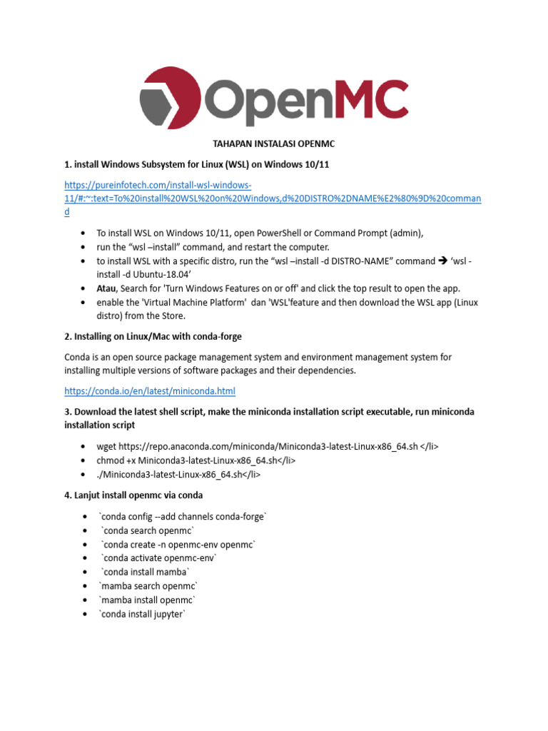 Open MC Install and Operation Manual | PDF | Linux Distribution ...