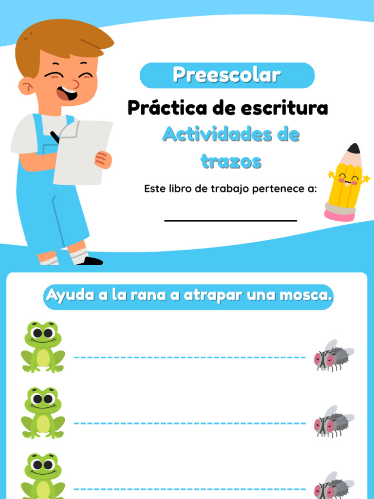 Cuadernillo Preescolar Trazos | PDF
