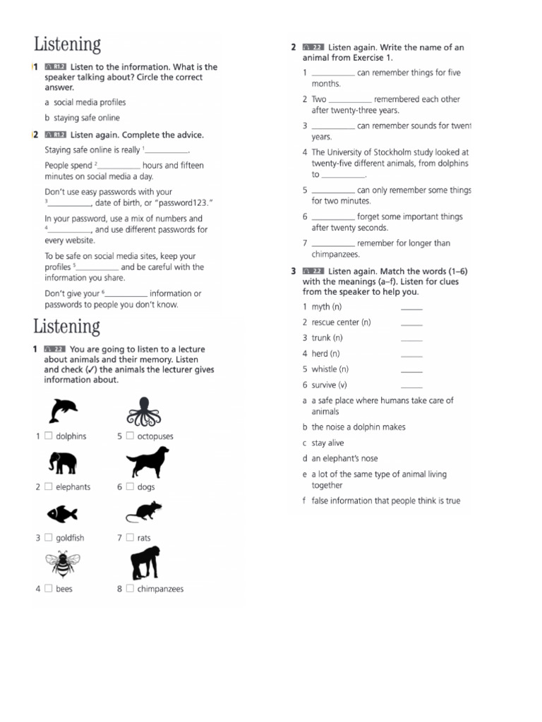 Listening Animals | PDF
