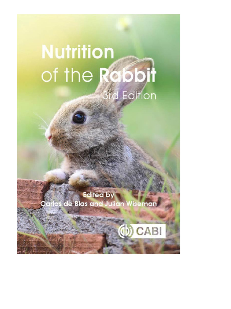 Nutrition of the Rabbit 3rd Edition Julian Wiseman ebook testbank ...