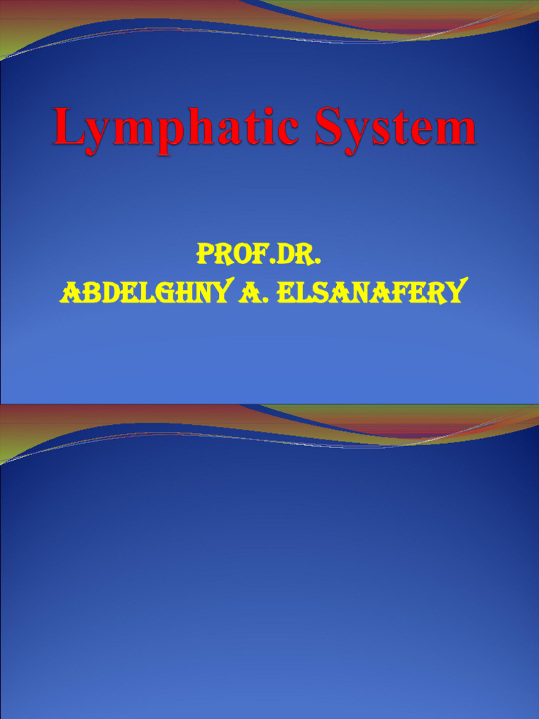 3 Lymphatic Tissue PDF | PDF | Lymph Node | Lymphatic System