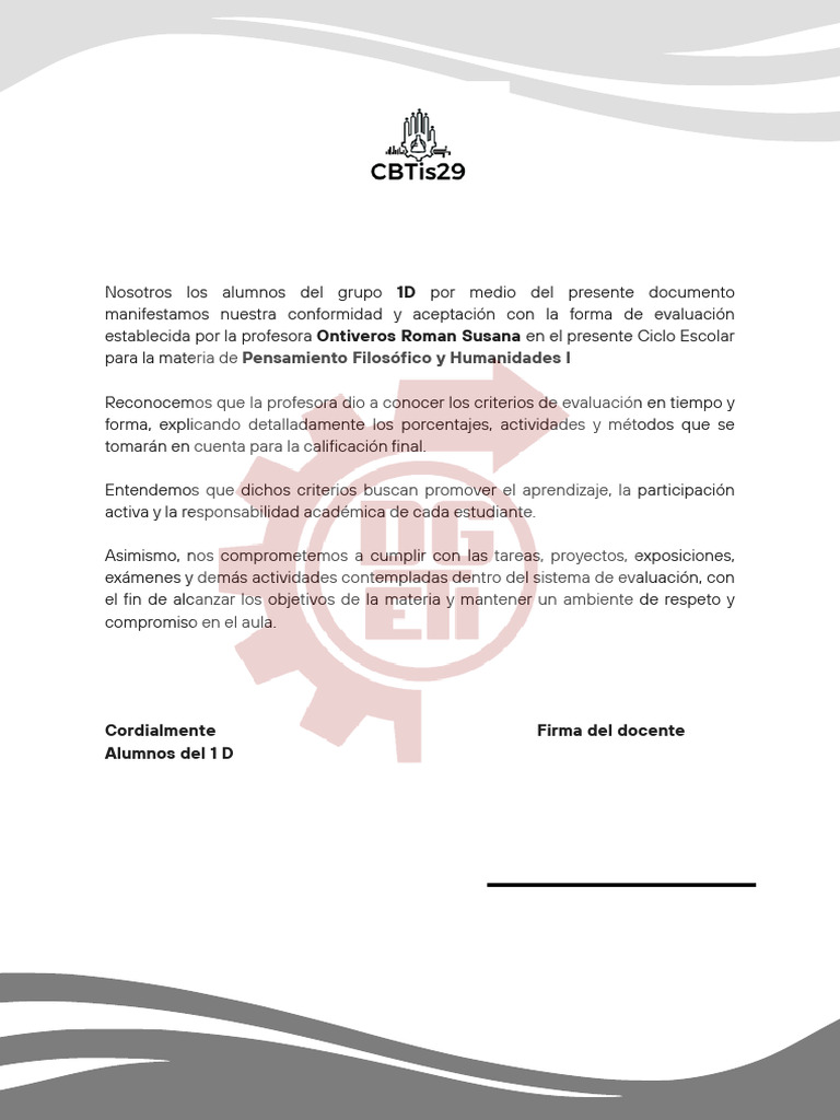 Compromiso 1D | PDF